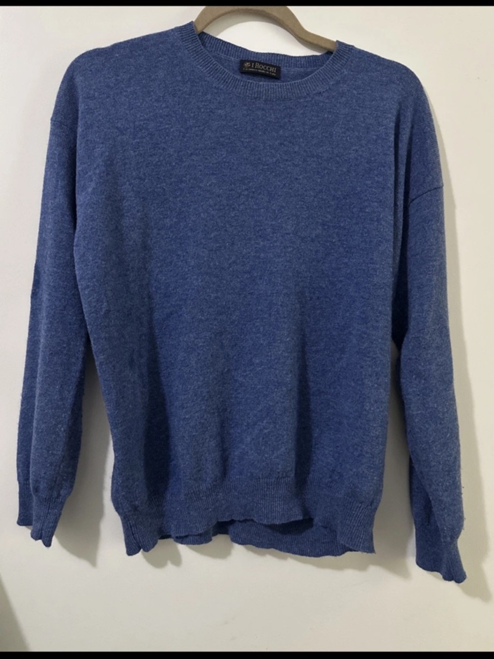 I Rocchi 100% Cashmere Made In Italy In Good Preowned Condition see measurements